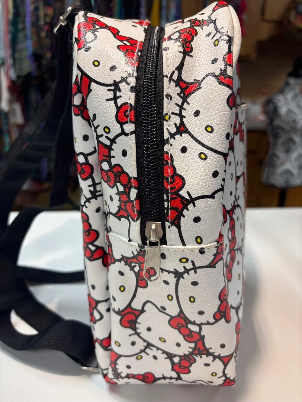Sanrio Hello Kitty White and Red Patterned Women’s Backpack